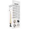 Basecock - vibrador realistico control remoto 19cm - 6
