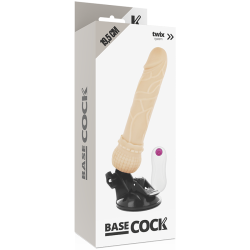 Basecock - vibrador realistico control remoto natural 19.5cm - - 5