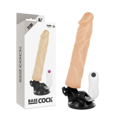 Basecock - vibrador realistico control remoto natural 21cm - - 2