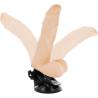 Basecock - vibrador articulable control remoto natural 21 cm - 3