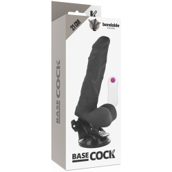Basecock - vibrador articulable control remoto natural 21 cm -  - 12