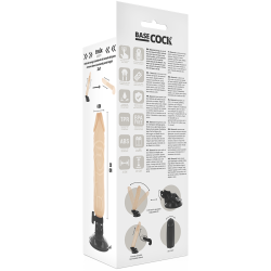 Basecock - vibrador realistico control remoto 20 cm - - 6