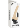 Basecock - vibrador realistico control remoto con testiculos 20 cm - 5