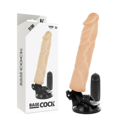 Basecock - vibrador realistico control remoto 21 cm - - 2