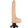 Basecock 2 en 1 vibrador realista de 18,5 cm