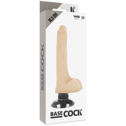 Basecock - vibrador realistico 2-1 18.5 cm - - 4