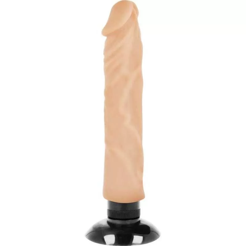 Basecock - vibrador realistico 2-1 natural 20 cm
