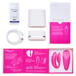 We vibe chorus vibrador parejas con control squeeze rosa