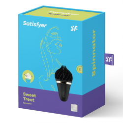 Satisfyer sweet treat spinnator negro