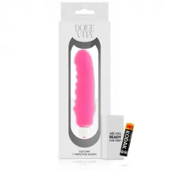 Dolce vita - genius vibrador silicona rosa Dolce vita - genius vibrador silicona rosa