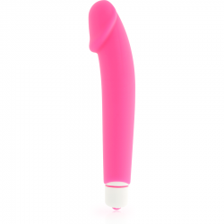 Dolce vita - realistic vibrador silicona rosa