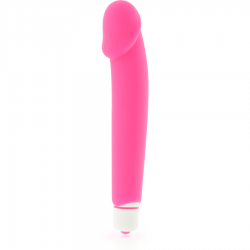 Dolce vita - realistic vibrador silicona rosa