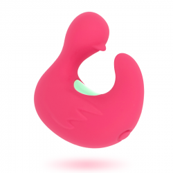 Happy loky - dedal pato estimulador de silicona recargable duckymania