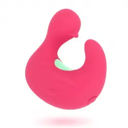 Happy loky - dedal pato estimulador de silicona recargable duckymania