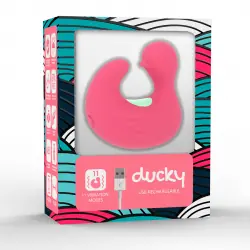 Happy loky - dedal pato estimulador de silicona recargable duckymania