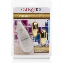 Calex balas vibradoras doradas duo gold