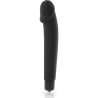 Dolce vita  realistic vibrador silicona negro - 3