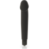 Dolce vita  realistic vibrador silicona negro - 4