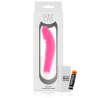 Dolce vita  realistic  pleasure vibrador silicona rosa - 5