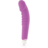 Dolce vita  realistic  pleasure vibrador silicona lila - 3