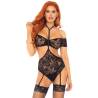Leg avenue set dos piezas top y teddy - 1