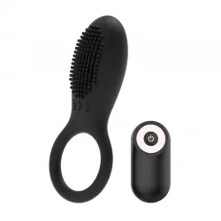 Coquette chic desire anillo vibrador control remoto recargable negro / gold
