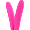 Vibrador doble Ohmama Xmas Edition rosa, detalle de las dos puntas