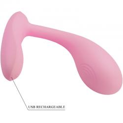 Pretty love - baird g-spot 12 vibraciones recargable rosa app