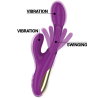Intense Apolo vibrador morado, zonas de vibración y lengua oscilante