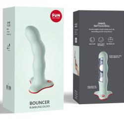 Fun factory - bouncer dildo recargable verde salvia