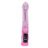 Vibrador Intimate Tease rosa con panel de control en la base