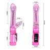 Vibrador Intimate Tease rosa con las medidas indicadas