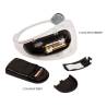 Tanga con vibrador con control remoto lila - 7