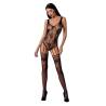 Passion woman bs074 bodystocking talla unica negro - 1