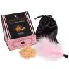 Secretplay golden light kit polvos comestibles y pluma - chocolate afrodisiaco - 1