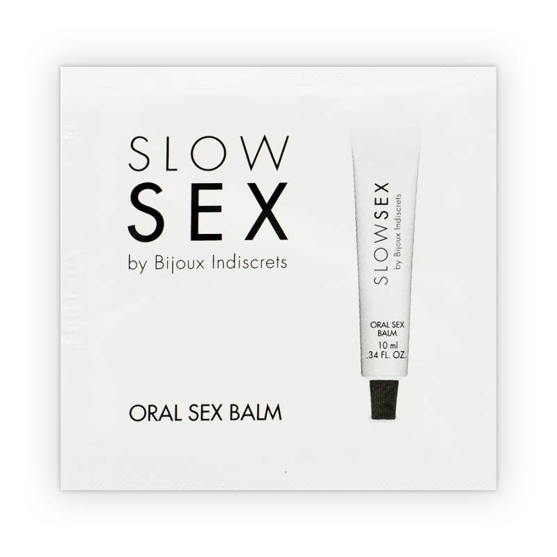 Bijoux slow sex balsamo para sexo oral monodosis Bijoux slow sex balsamo para sexo oral monodosis