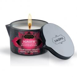 Kamasutra vela de masaje sueños de fresa 170 gr