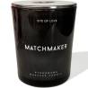 Vela de masaje Matchmaker Black Diamond en su vaso negro