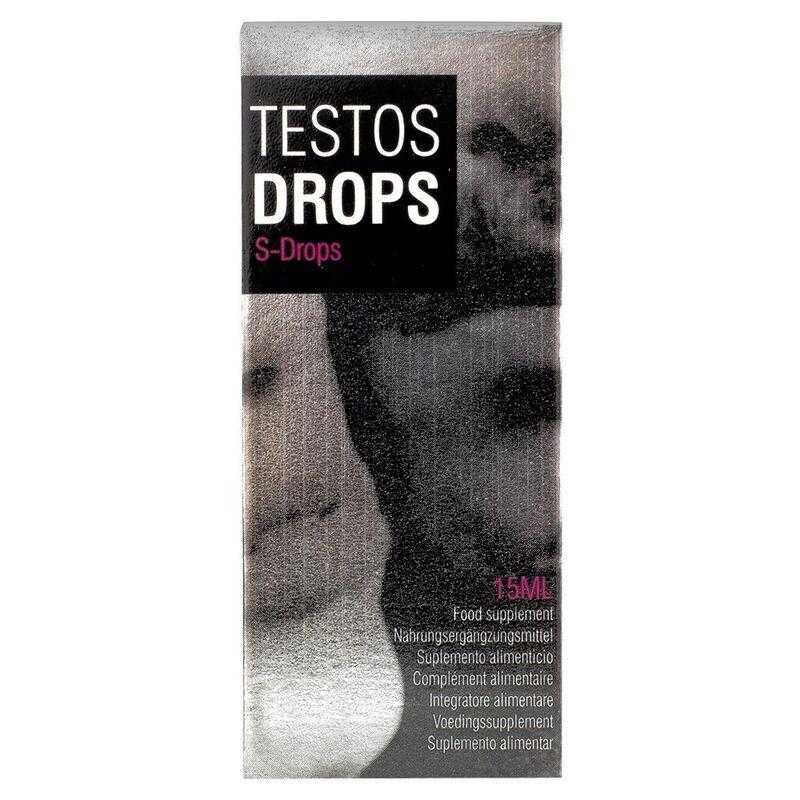 Testos drops bebida afrodisiaca para hombre 15 ml