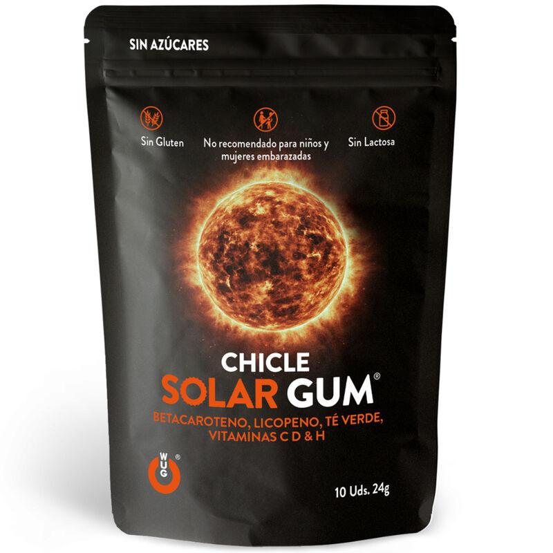 Wug gum solar chicle bronceado 10 unidades