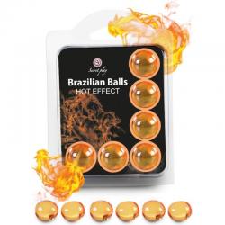 Secretplay set 6 brazilian balls efecto calor