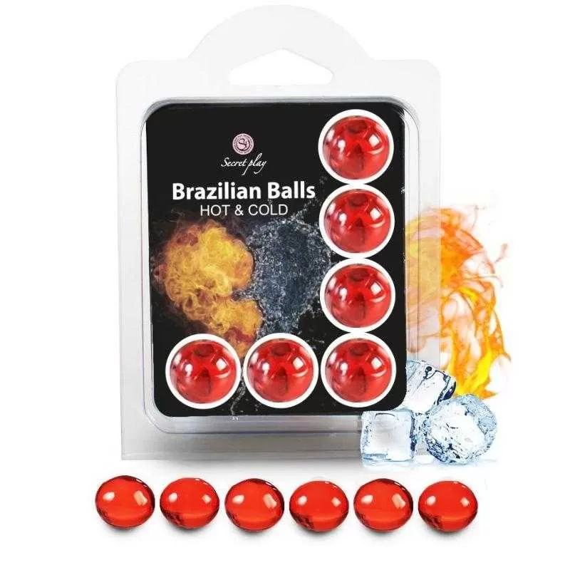 Secretplay set 6 brazilian balls efecto frio y calor Secretplay set 6 brazilian balls efecto frio y calor
