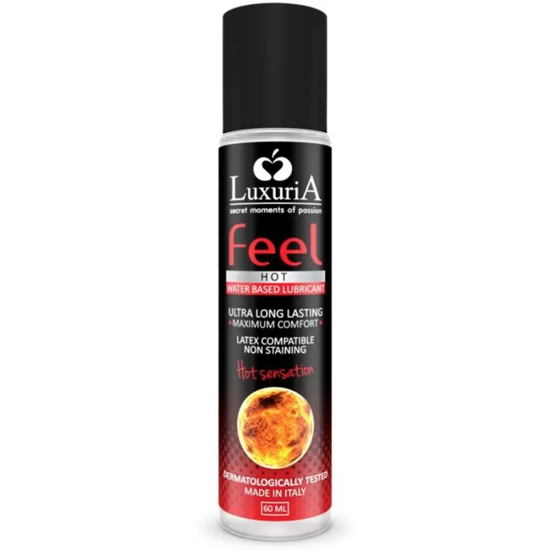 Luxuria feel hot sensation lubricante base agua efecto calor 60 ml Luxuria feel hot sensation lubricante base agua efecto calor 60 ml