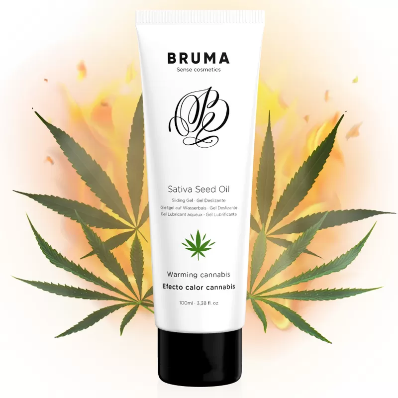Bruma - gel deslizante con aceite de semilla efecto calor sabor cannabis 100 ml Bruma - gel deslizante con aceite de semilla efecto calor sabor cannabis 100 ml