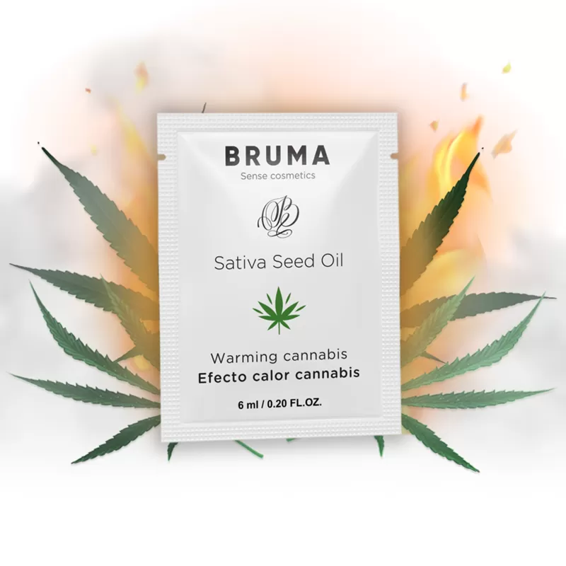 Bruma - gel deslizante con aceite de semilla efecto calor sabor cannabis 6 ml Bruma - gel deslizante con aceite de semilla efecto calor sabor cannabis 6 ml