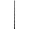Sonda uretral All Black de silicona con anillos de 6 a 8 mm