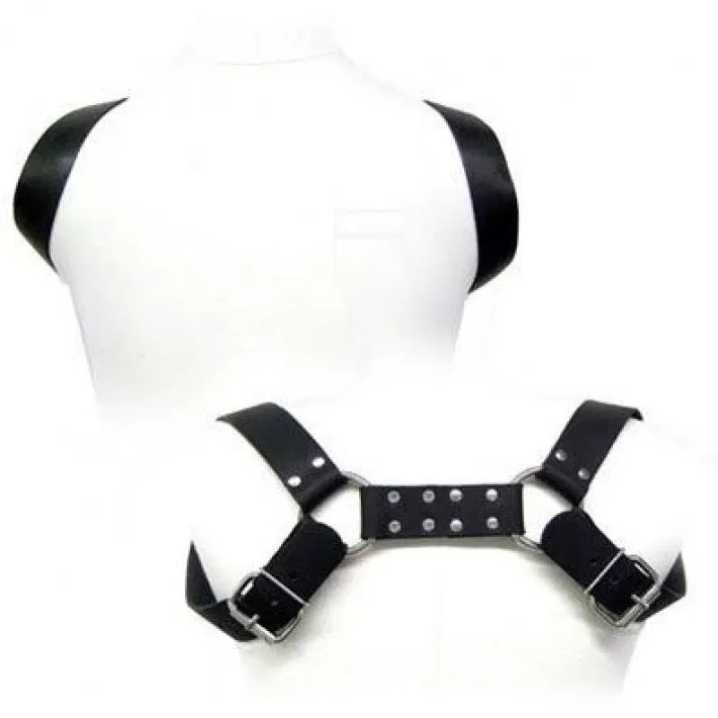 Leather body holster harness