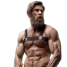 Fetish submissive attitude - arnés deportivo ajustable neopreno pecho hombre - 3