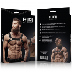 Fetish submissive attitude - arnés deportivo ajustable neopreno pecho hombre