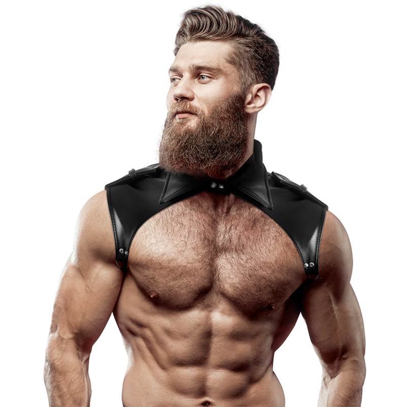 Fetish submissive attitude - arnés brigade ajustable ecopiel cuello hombre Fetish submissive attitude - arnés brigade ajustable ecopiel cuello hombre
